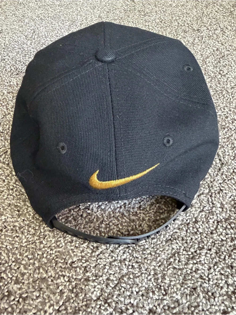 Nike Ohio State 2014 National Champions Snapback Hat Black Gold OSFM